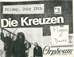 Die Kreuzen flyer 