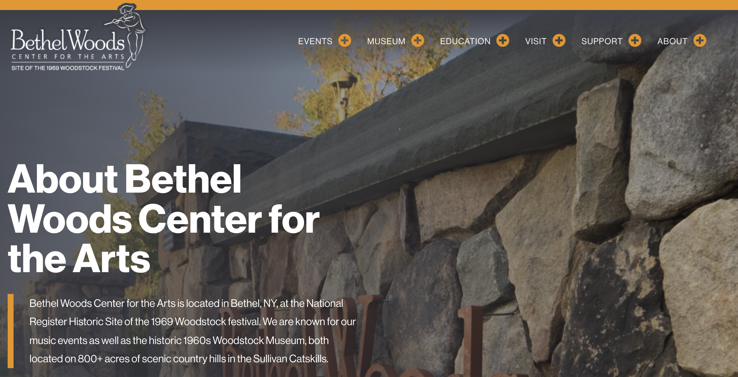 Museum of Bethel Woods website image