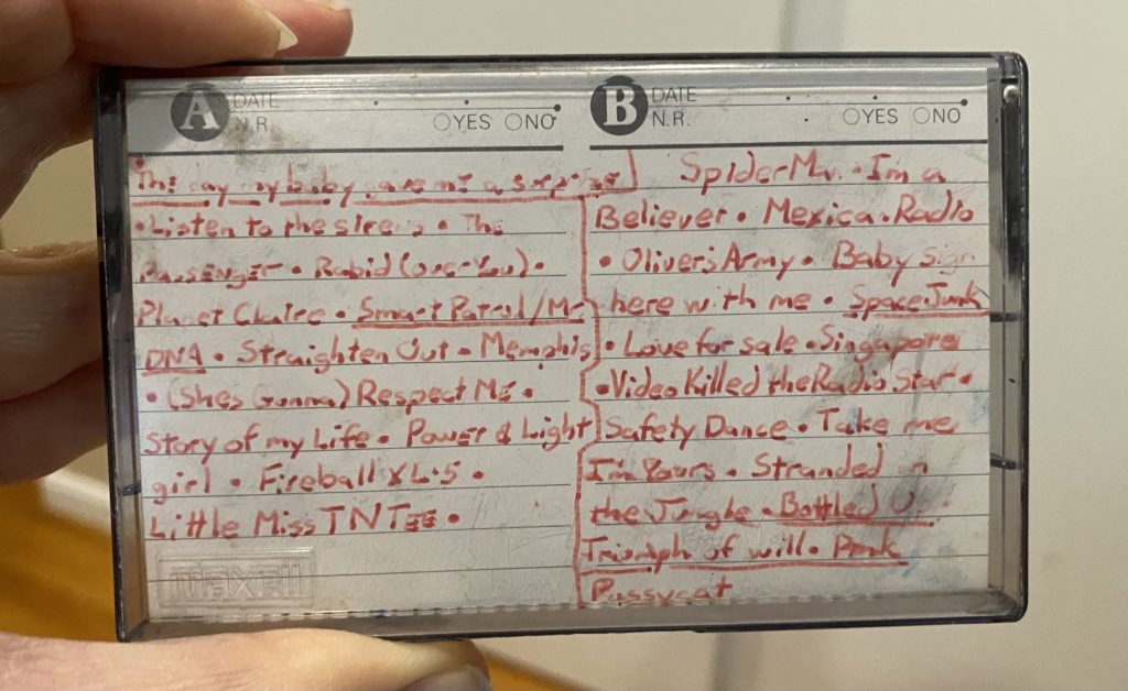 Image of J-card with songs